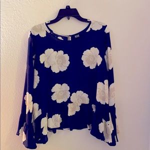 Dark Blue Blouse